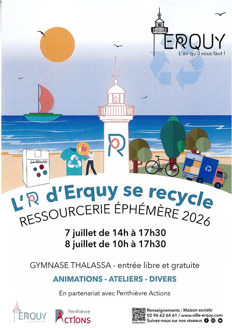 Affiche ressourcerie éphémère 2026