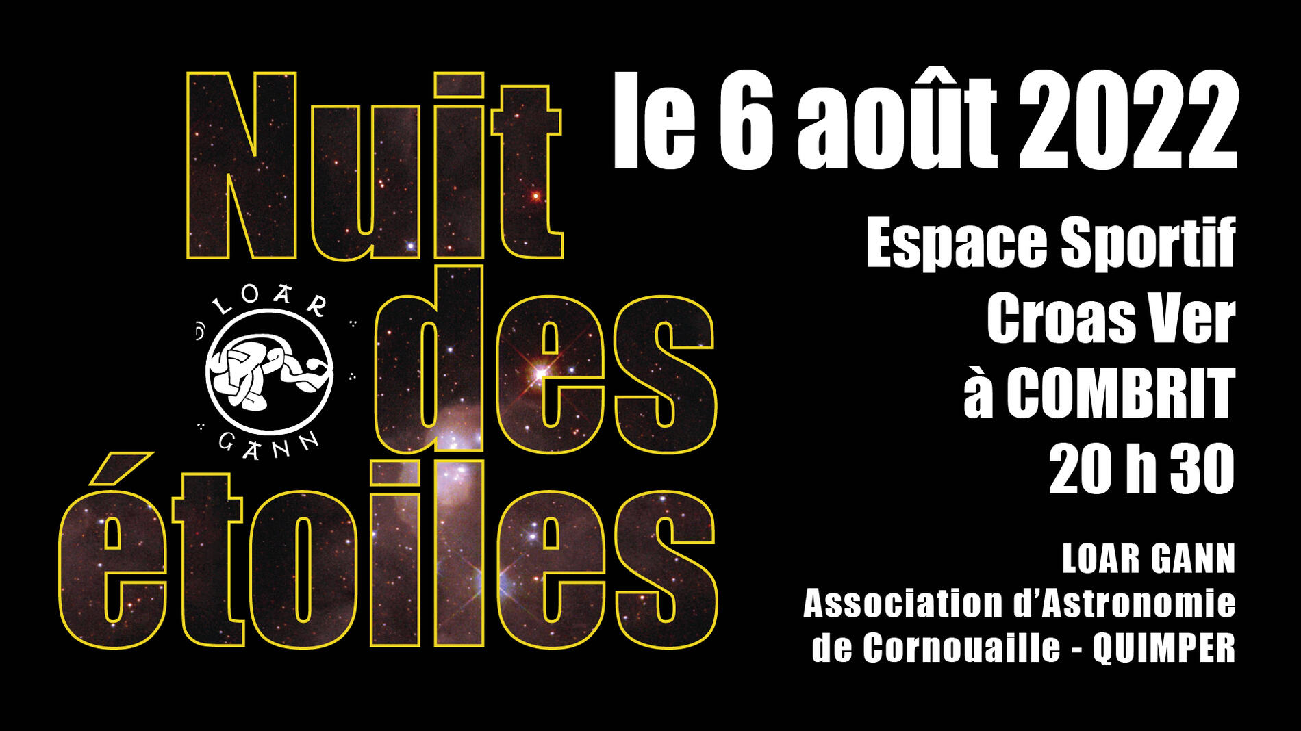 Nuit des étoiles - Combrit - Pays Bigouden - Bigoudenjoy