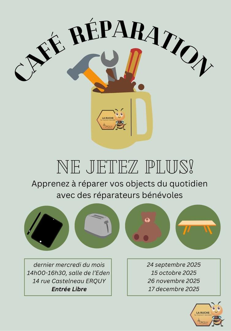 Café Réparation Erquy 2025