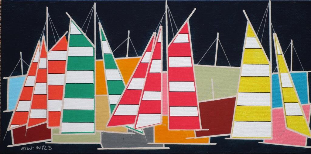 Expo peinture Eliot Nyls -ile-tudy -pays bigouden - bigoudenjoy