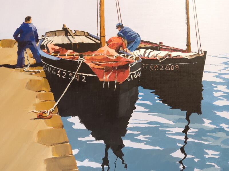 Expo peinture Henri Belbeoch - Île-Tudy - Pays Bigouden - Bigoudenjoy