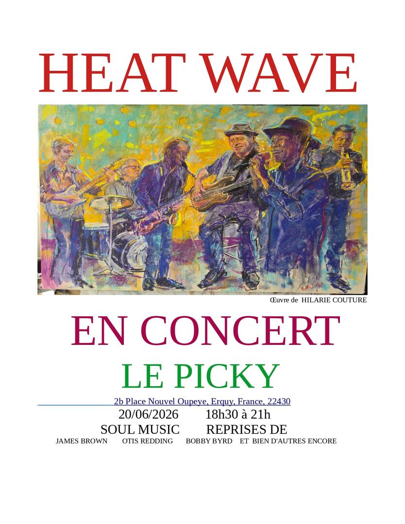 HEAT WAVE POSTER ERQUY