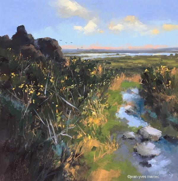 Expo pastel Jean-Yves Marrec - l'Île-Tudy - Pays Bigouden Sud - Bigoudenjoy