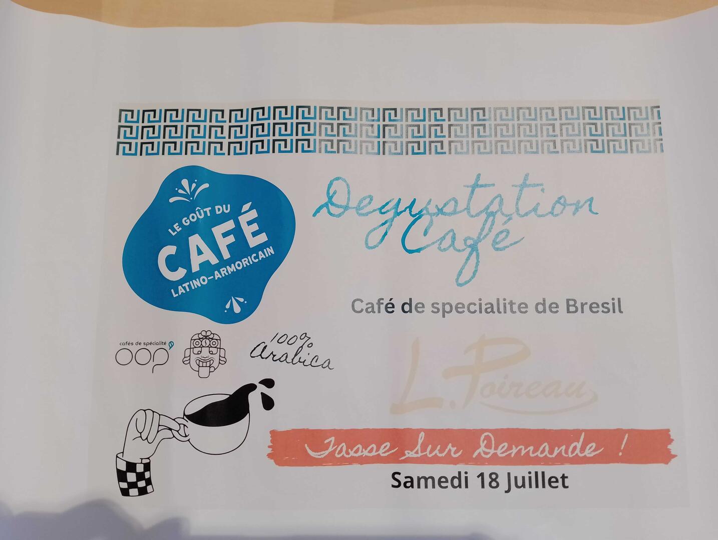 dégustation café
