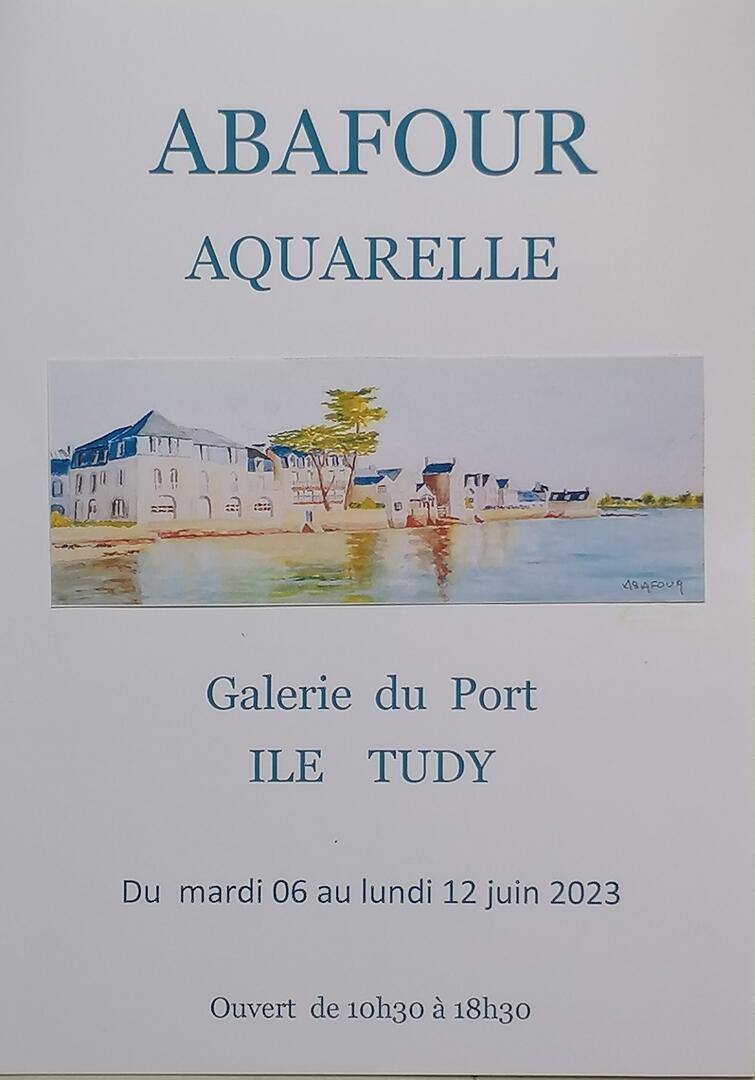 Expo peinture Bernard Abafour -ile-tudy-pays bigouden-bigoudenjoy