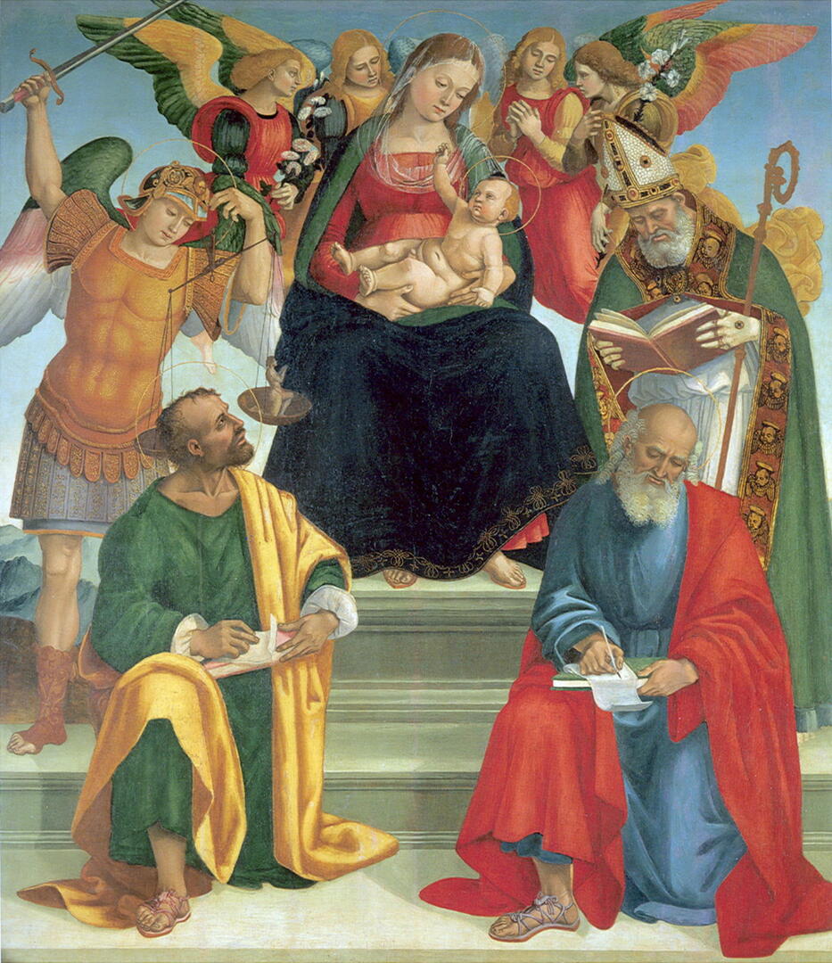 Luca_Signorelli_Madonna_and_Child_with_Saints_and_Angels