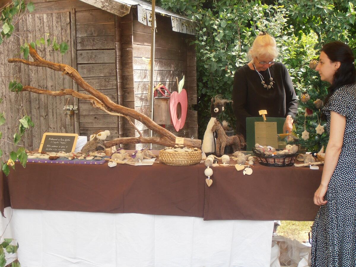 Lysiane Leymin Feutrière. Fête du Bois 2019 PLEDELIAC (12)