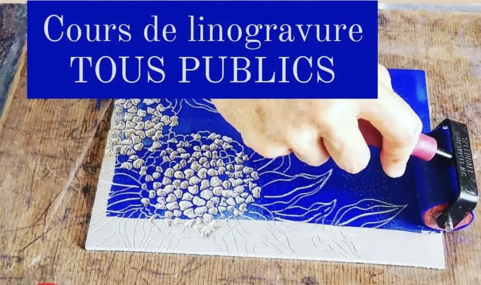 nitiation à la linogravure - Plobannalec-Lesconil - Pays Bigouden - Bigoudenjoy