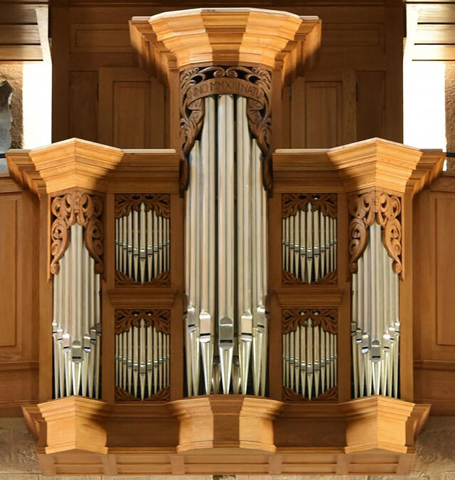 Les tourelles de l'orgue de Loctudy