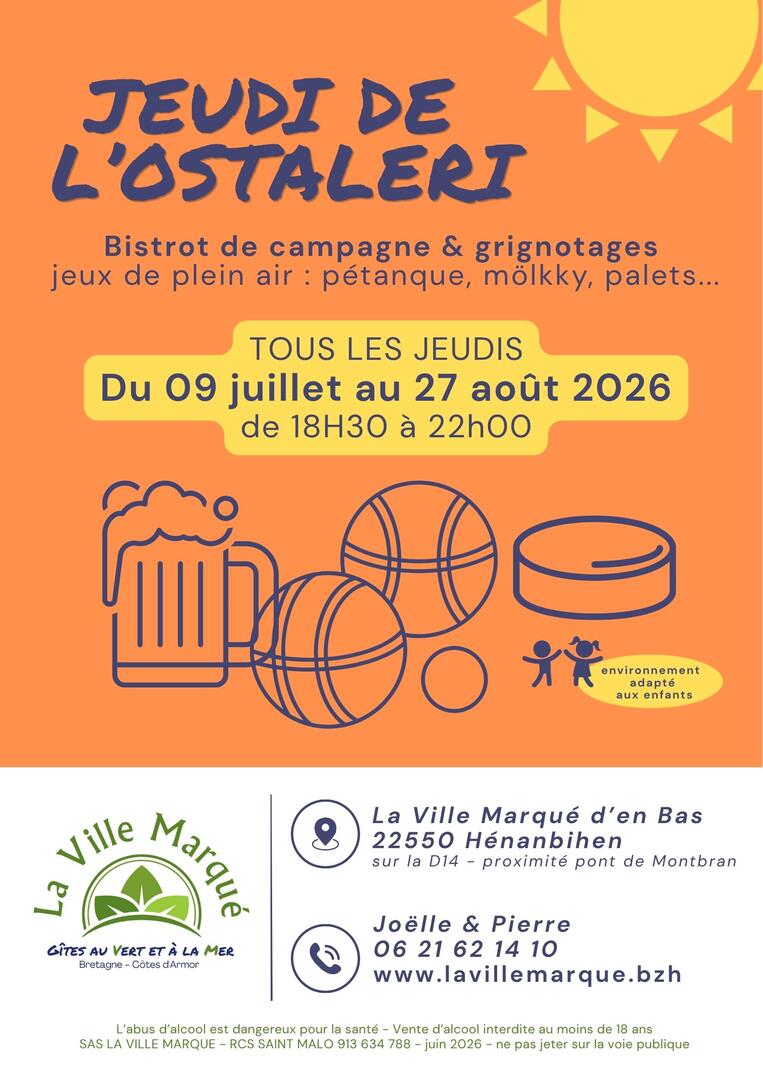 affiche jeudi Ostaleri