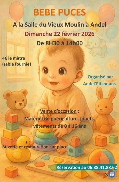 bebe puces andel