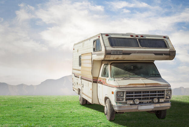 caravane-vintage-photo libre de droit