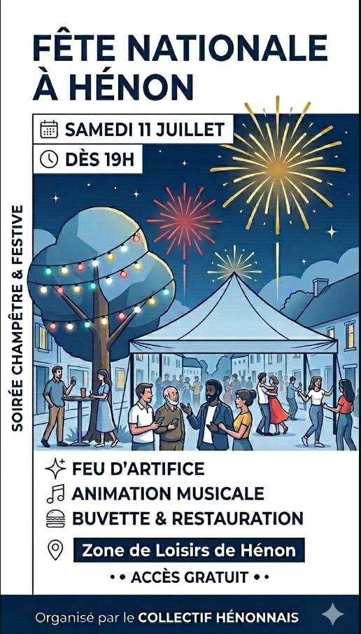 Fête nationale à Hénon