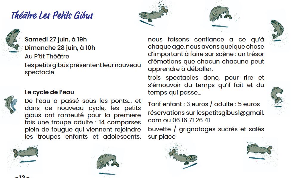 Le cycle de l'eau