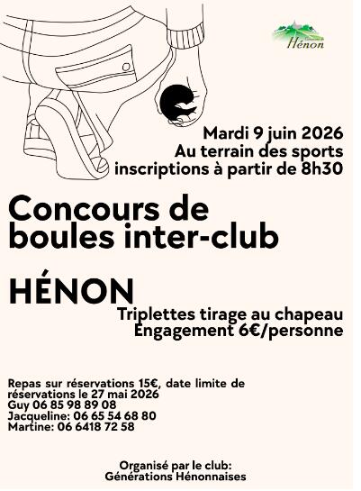 concours boules inter-club