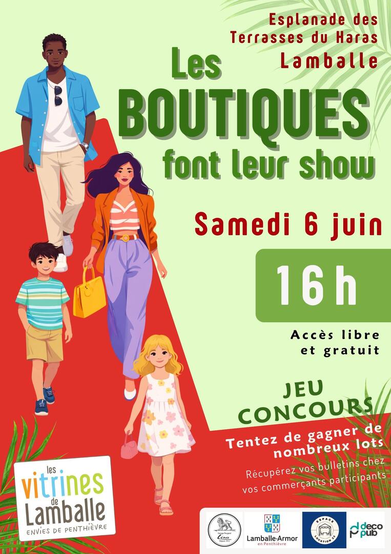 Les boutiques font leur show