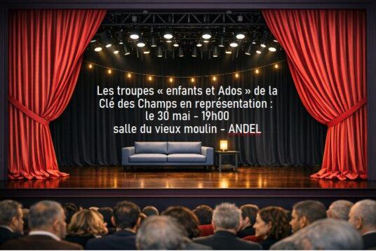 Pièce de théâtre compagnie la clé des champs