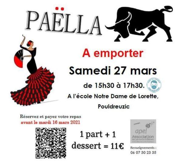 paella à emporter pour le site