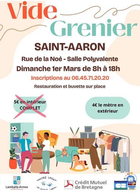 vide grenier saint aaron