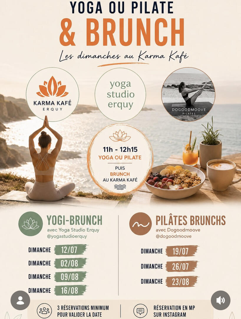 Yoga ou pilate brunch