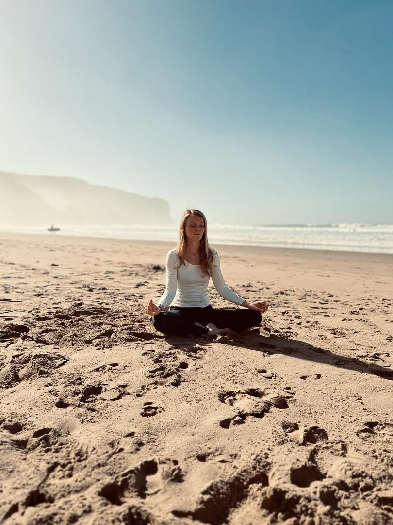 Cours de yoga sur la plage - Saint Jean Trolimon - Pays Bigouden - Bigoudenjoy