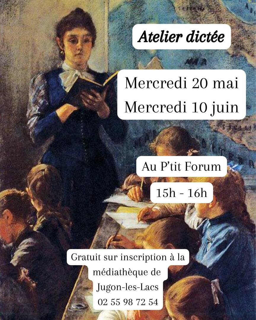 Affiche dictée mai/juin