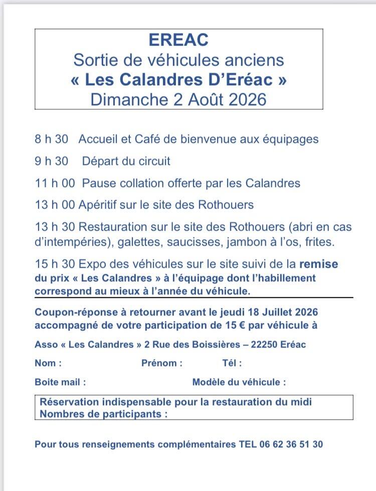 Sortie de véhicules anciens