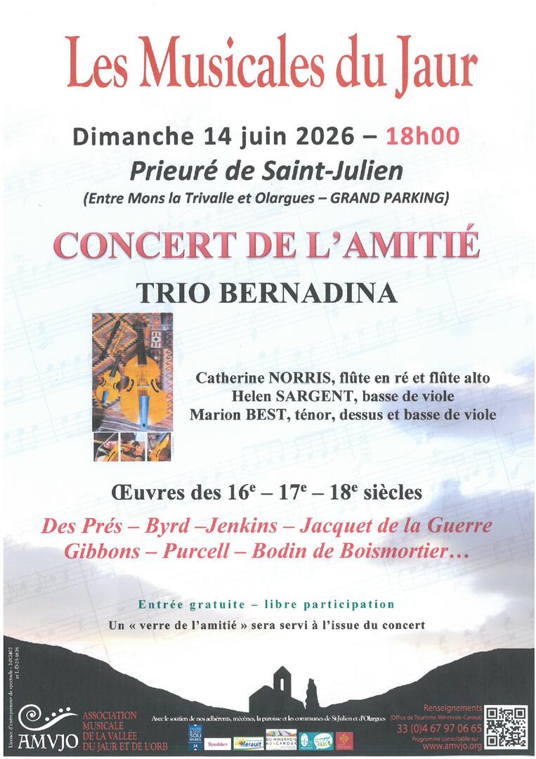 Musicales du Jaur - Concert de l'amitié