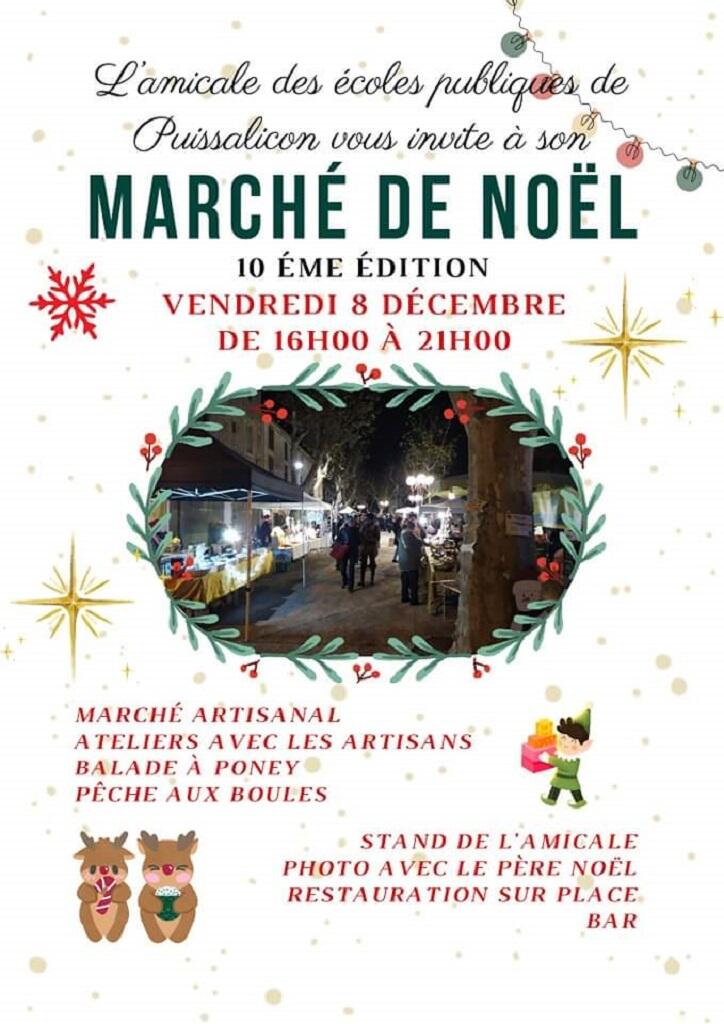 Marché de noël Puissalicon