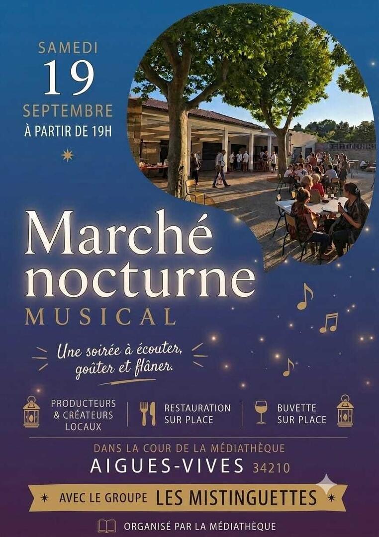 Marche nocturne Aigues vives - FMA-190926