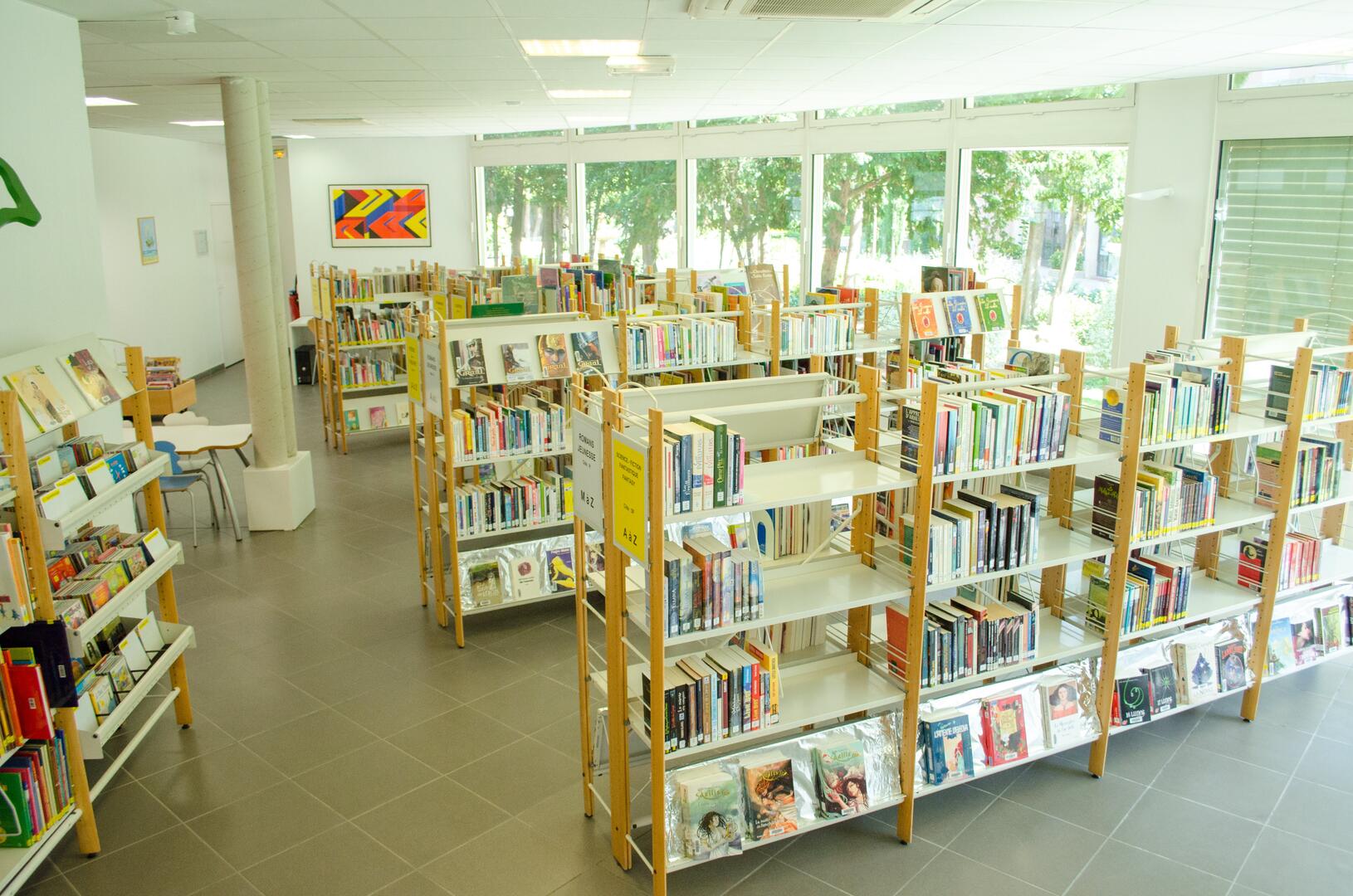 Médiathèque Sérignan_livres