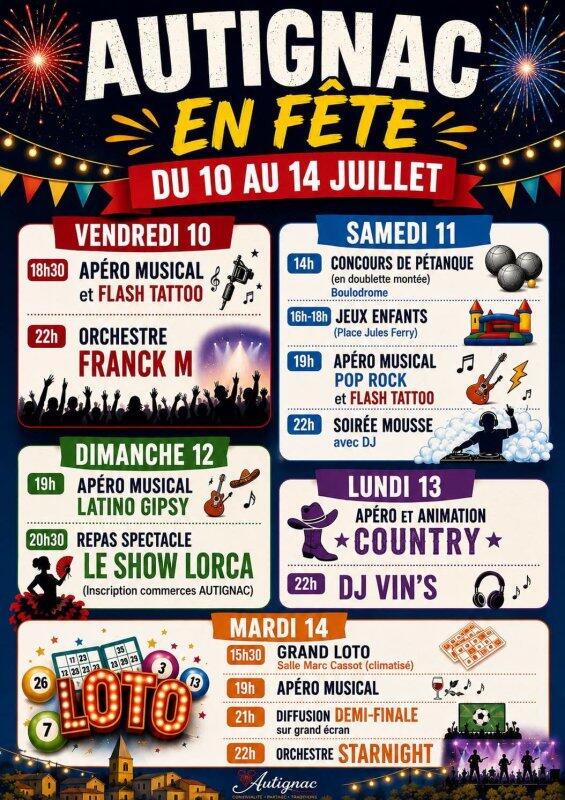 Autignac en fête