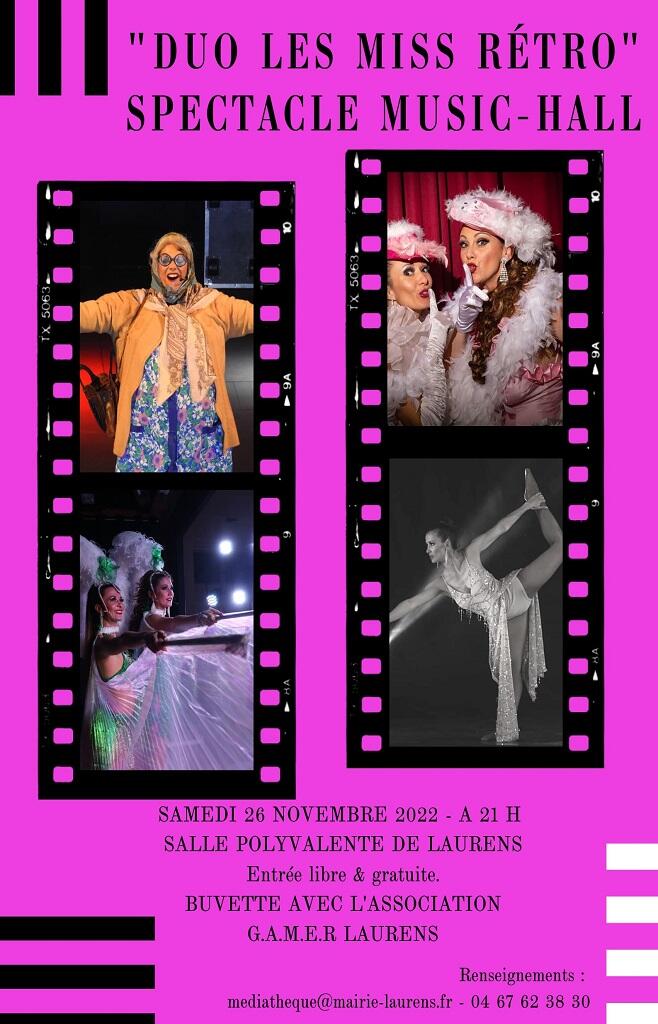 Affiche LES MISS RETROS 11 2022