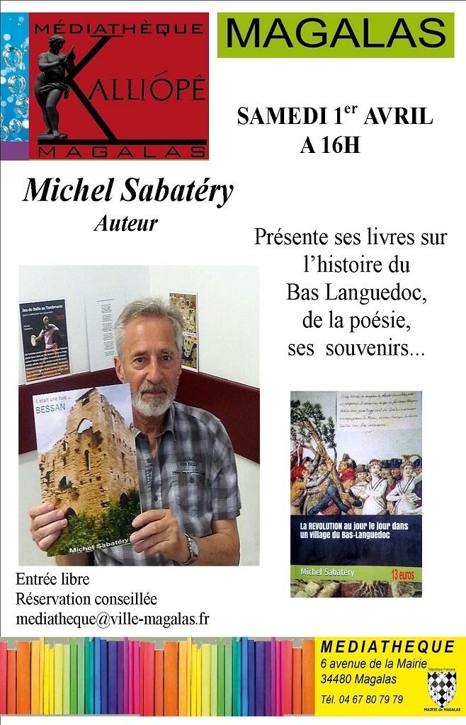 Affiche Michel Sabatéry