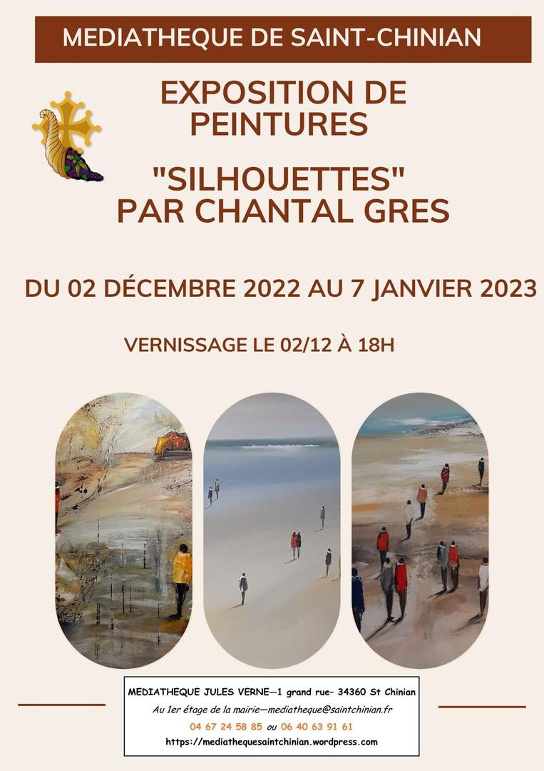 Brown Beige Modern Minimal Painting Exhibition Flyer - 1