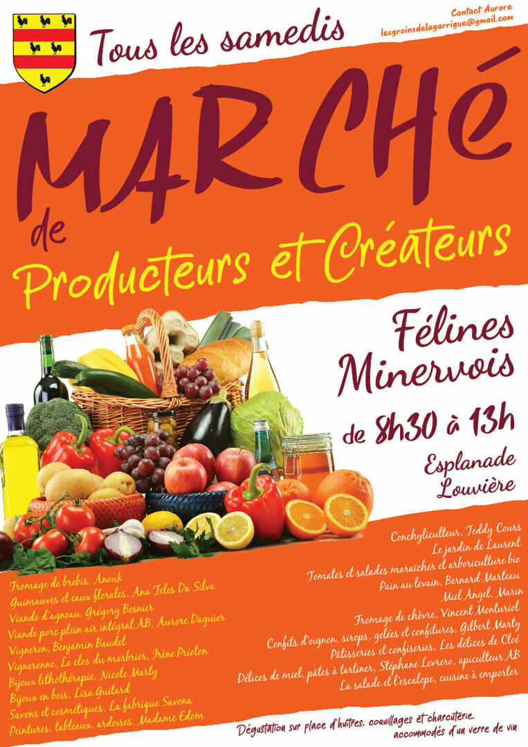 Affiche marché Felines Mvs