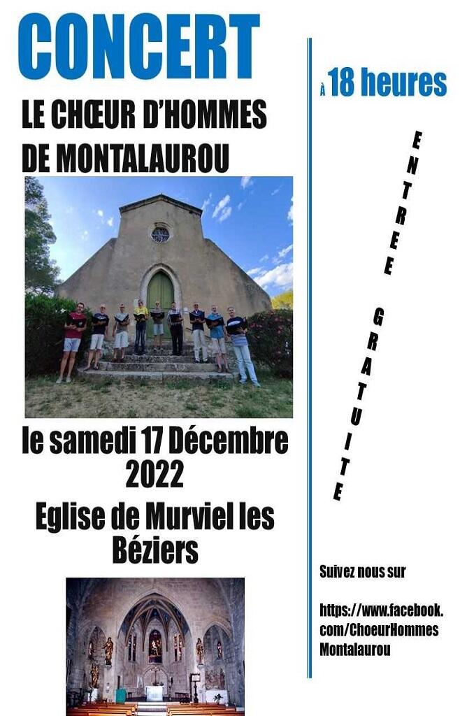 Concert Le Choeur d'hommes de Montalaurou