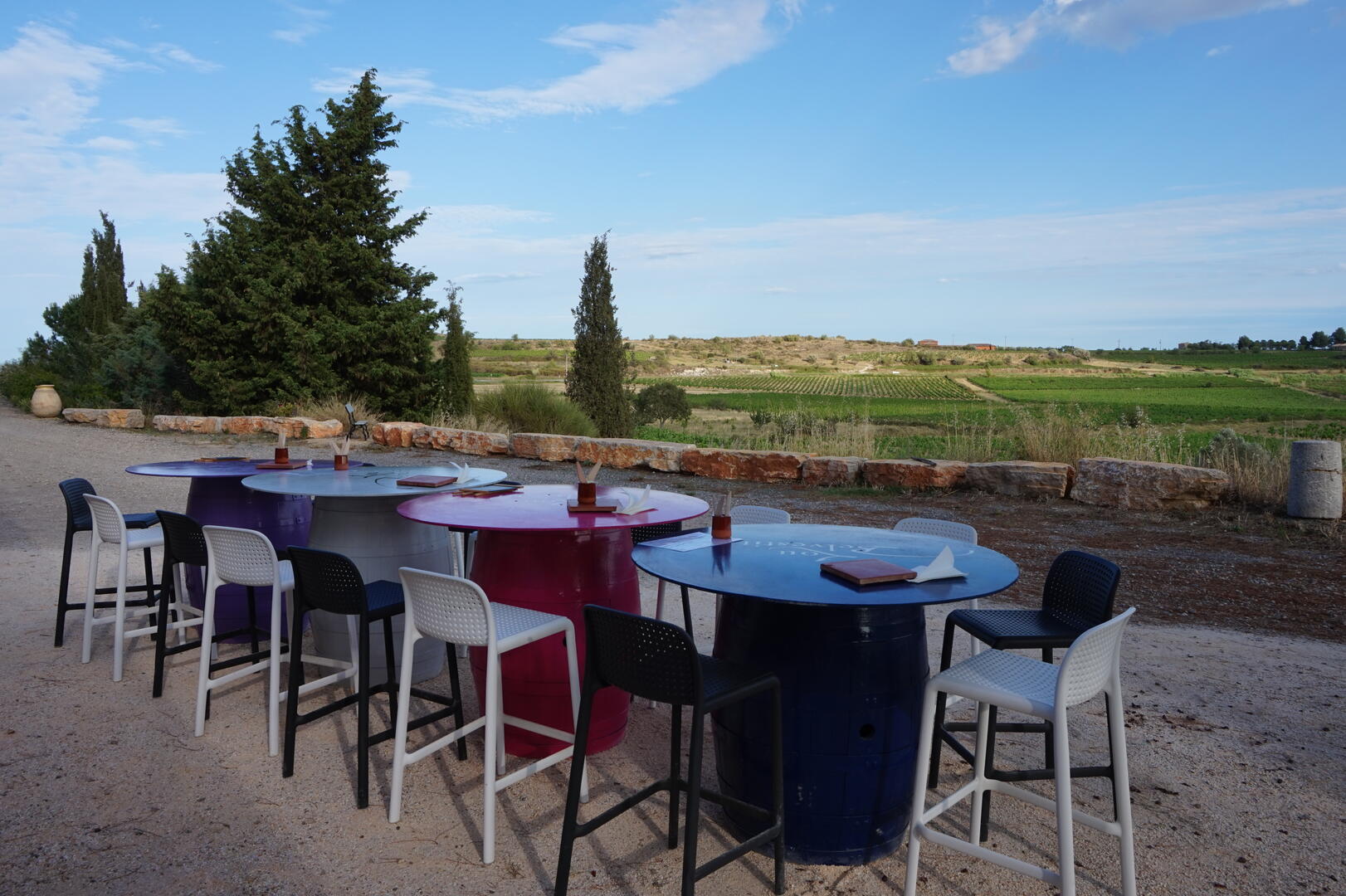 vue du vignoble lou belvestit