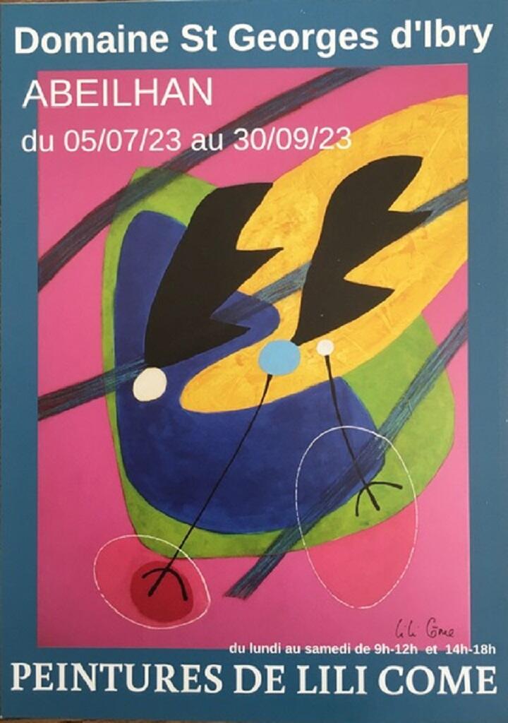 Exposition peintures Lili Come