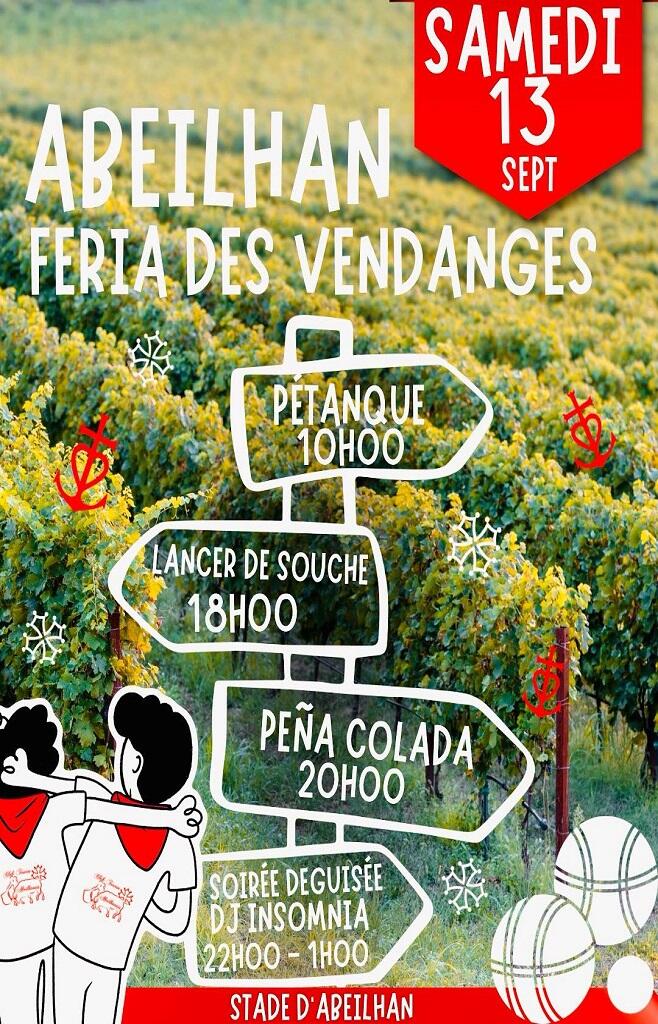 Féria des vendanges 2025