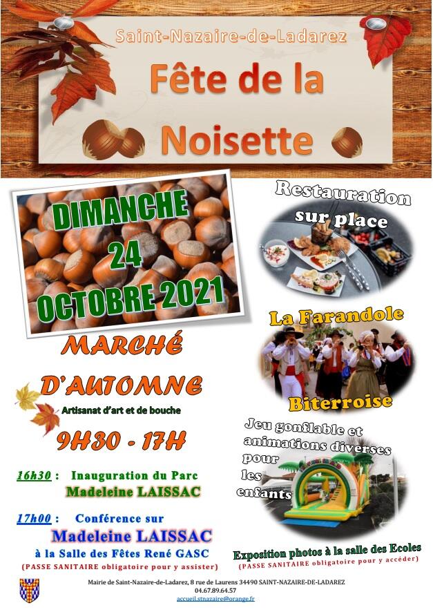 Fête de la noisette - St Nazaire- Avant-Monts - 2021