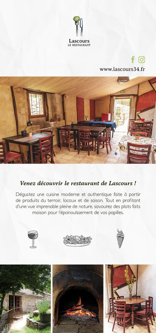 Flyer auberge de lascours