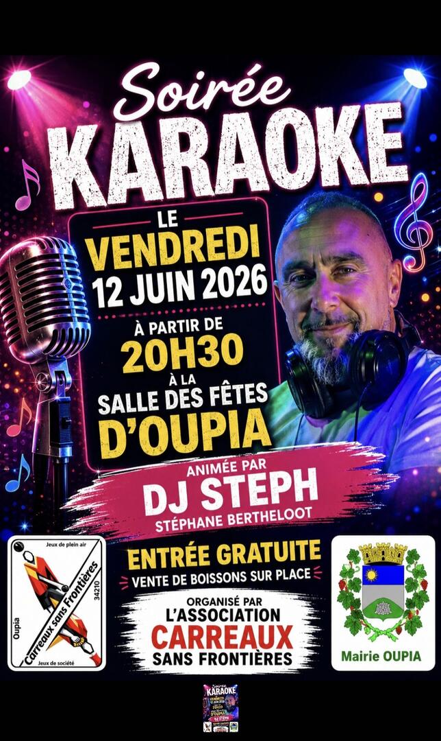 KARAOKE OUPIA 12 JUIN