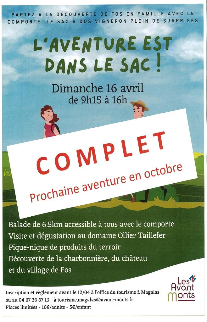 L'Aventure est dans le sac