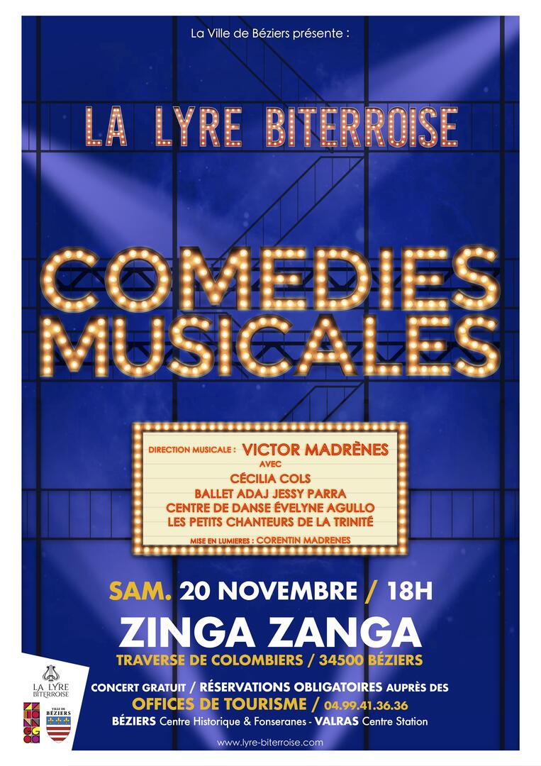 LA LYRE BITERROISE . COMEDIES MUSICALES