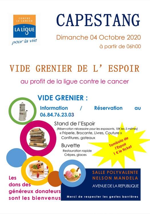 Vide grenier de l'espoir 04 10