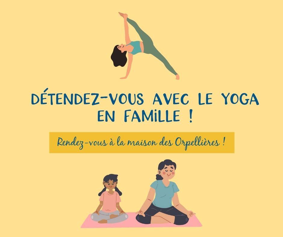 Yoga en famille aux Orpellières