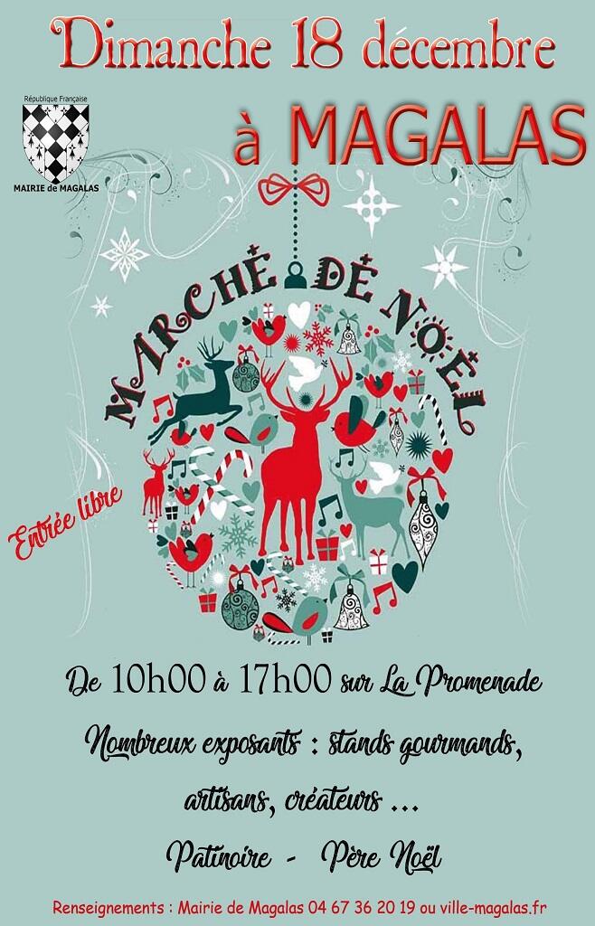 marché de noel magalas