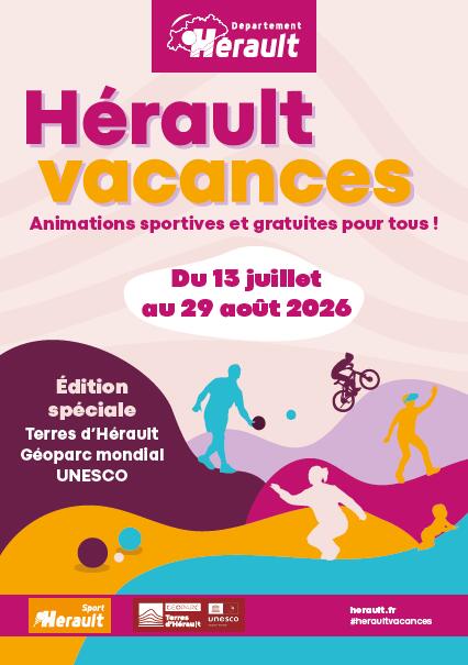Affiche de la Tournée Hérault Vacances 2026