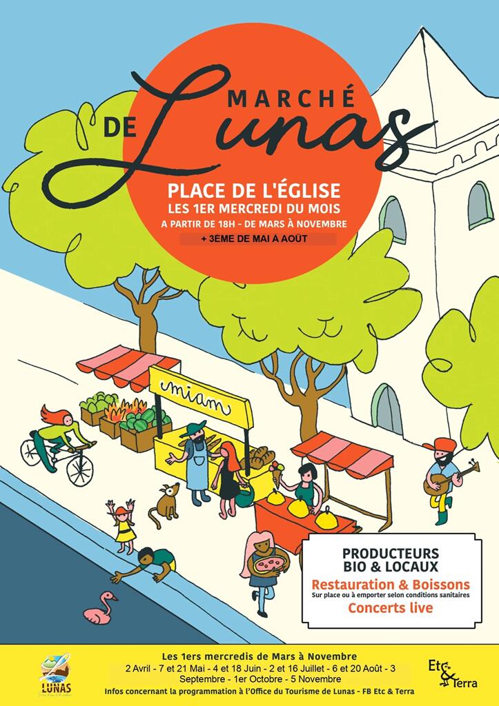 affiche marché Lunas 2